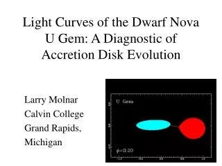 Light Curves of the Dwarf Nova U Gem: A Diagnostic of Accretion Disk Evolution
