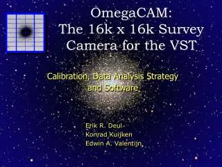 OmegaCAM: The 16k x 16k Survey Camera for the VST