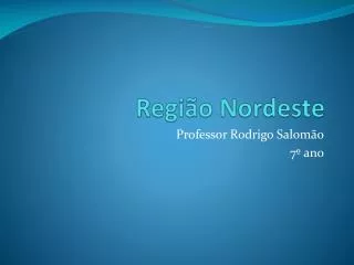 regi o nordeste