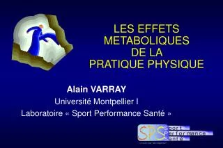 les effets metaboliques de la pratique physique