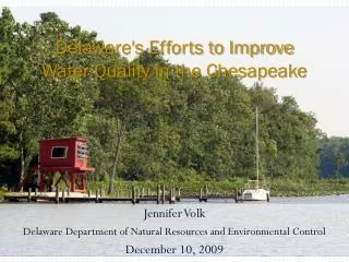 Delaware's Efforts to Improve Water Quality in the Chesapeake
