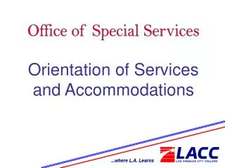 Office of Special Services