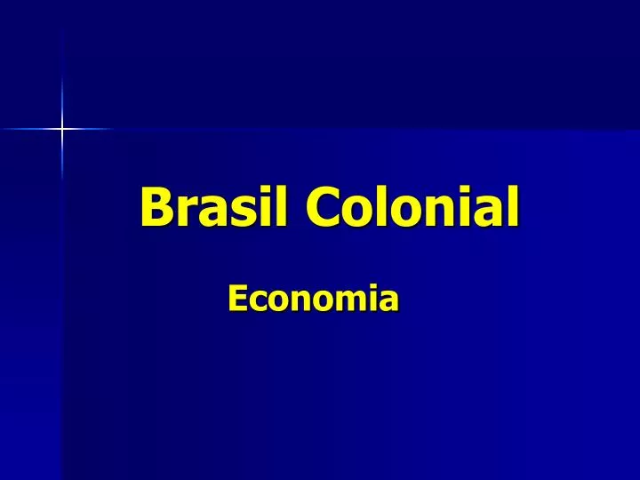 brasil colonial