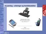 mLearning – erfaringer og fremtidsutsikter - slide 1