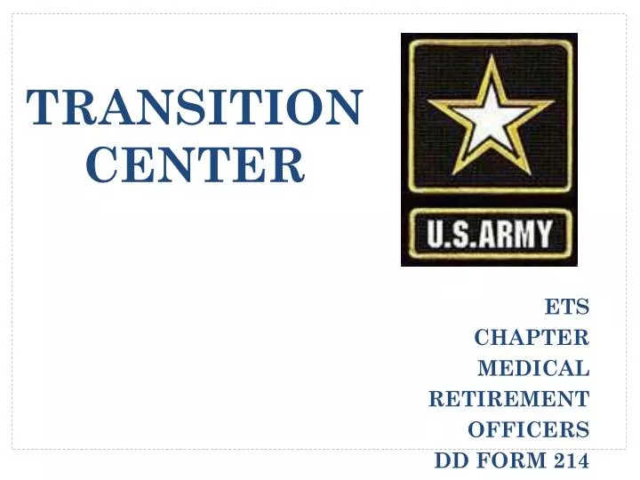 transition center