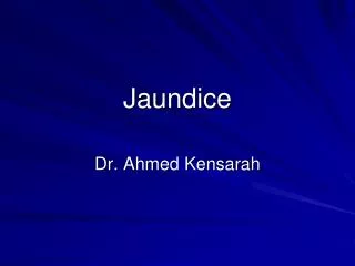 Jaundice