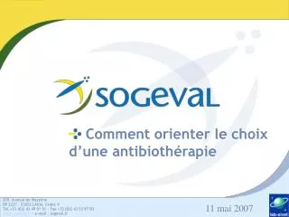 comment orienter le choix d une antibioth rapie