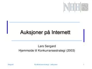 auksjoner p internett