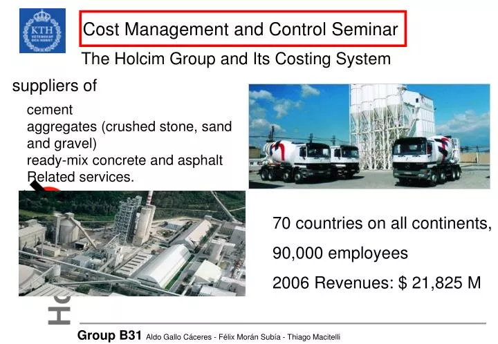 cost management and control seminar