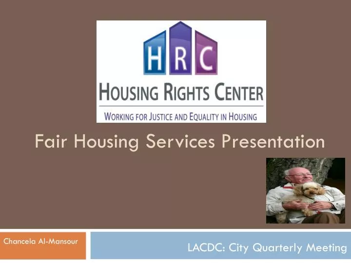 fair housing services presentation