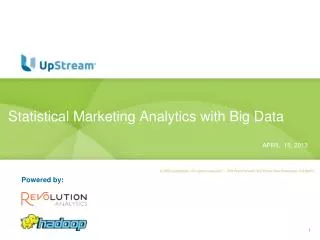 Statistical Marketing Analytics with Big Data