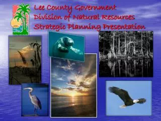 Lee County Government Division of Natural Resources Strategic Planning Presentation
