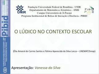 o l dico no contexto escolar