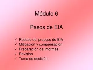 m dulo 6 pasos de eia