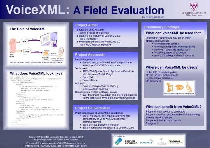 voicexml a field evaluation
