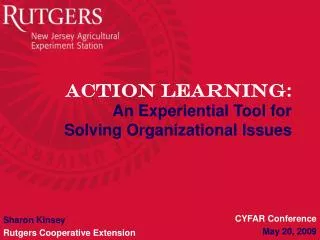 Action Learning : An Experiential Tool for Solving Organizational Issues