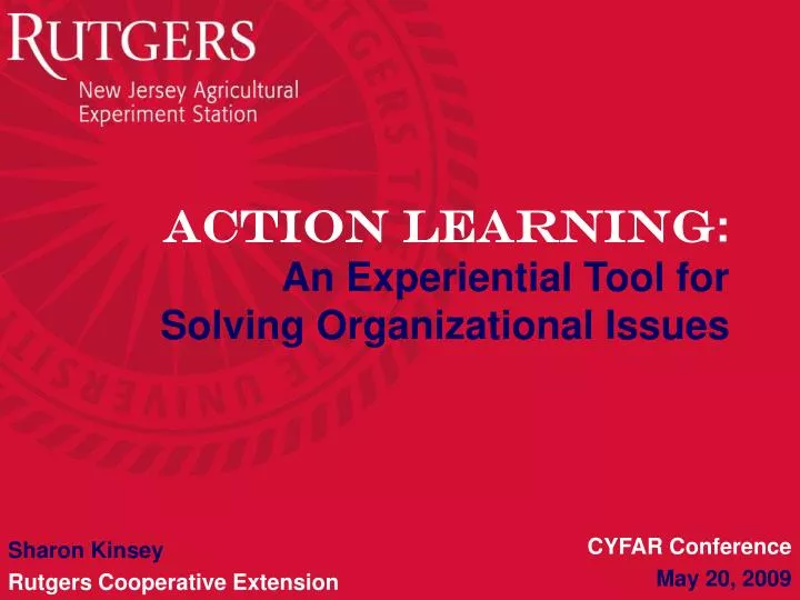 action learning an experiential tool for solving organizational issues