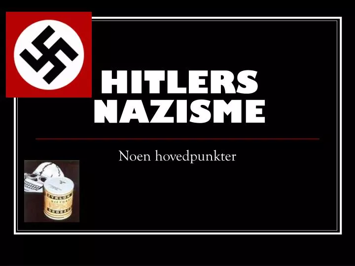 hitlers nazisme