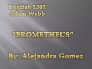 English 1302 Adam Webb