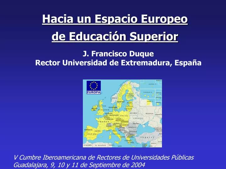 hacia un espacio europeo de educaci n superior