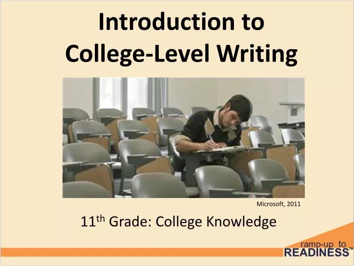 introduction to college level writing