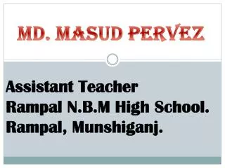Md. Masud Pervez