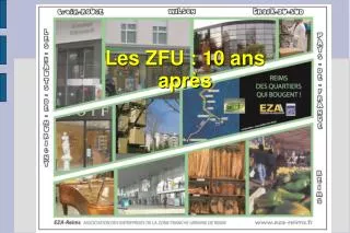 Les ZFU : 10 ans après