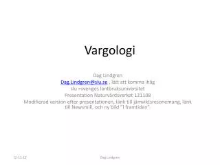 vargologi