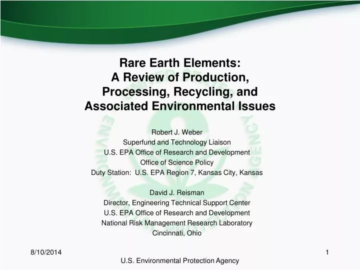 rare earth elements a review of production processing recycling and associated environmental issues