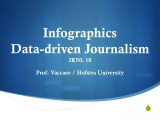 Infographics Data-driven Journalism