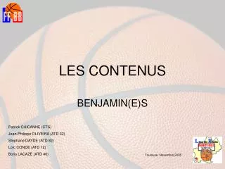 les contenus