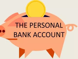 the personal bank account