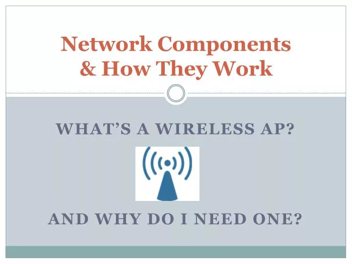 network components how they work