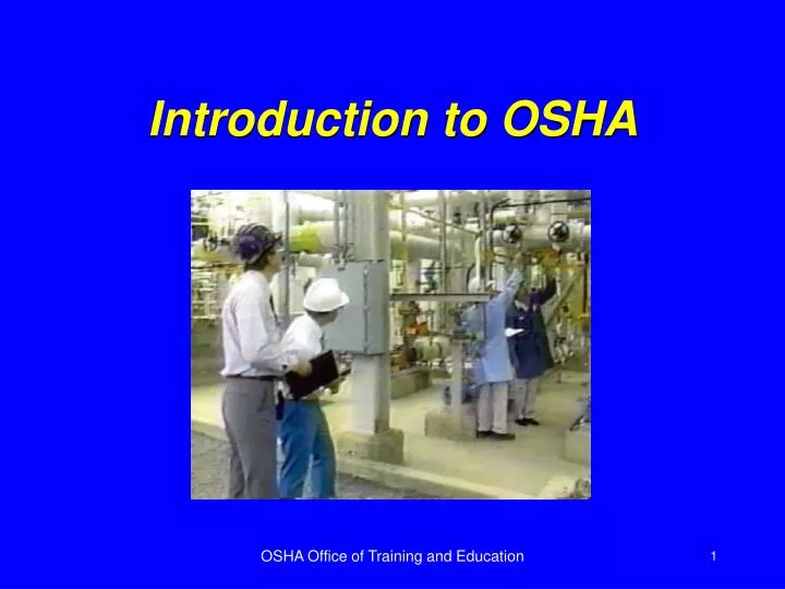 introduction to osha