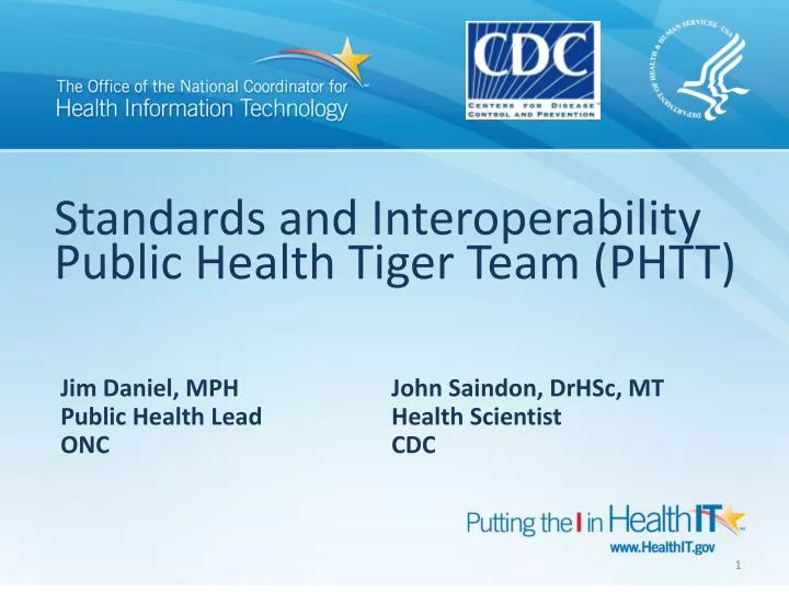 standards and interoperability public health tiger team phtt