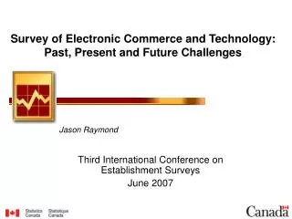 Survey of Electronic Commerce and Technology: Past, Present and Future Challenges