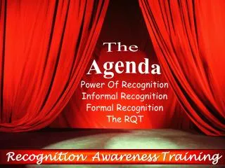 Recognition Awareness Training