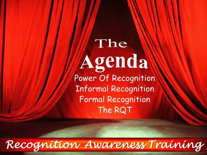 recognition awareness training