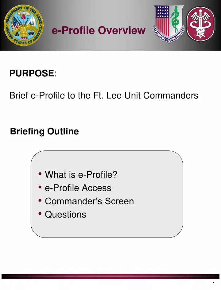 briefing outline