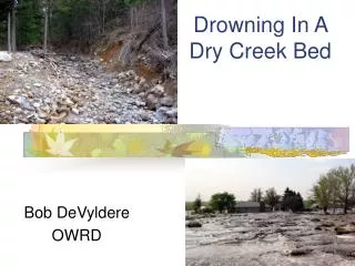Drowning In A Dry Creek Bed
