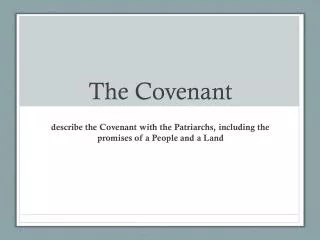 The Covenant