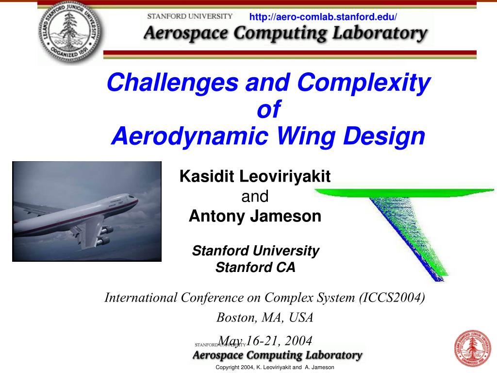 PPT - Challenges and Complexity of Aerodynamic Wing Design PowerPoint ...