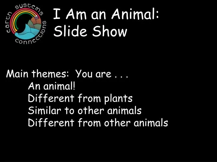 i am an animal slide show