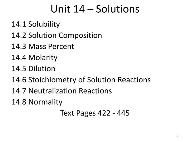 unit 14 solutions