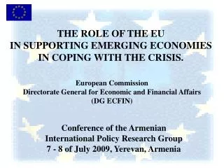 Conference of the Armenian International Policy Research Group