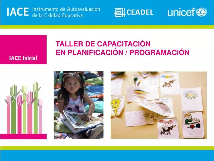 taller de capacitaci n en planificaci n programaci n