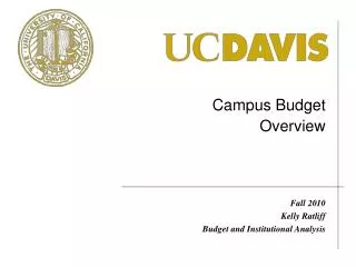 Campus Budget Overview