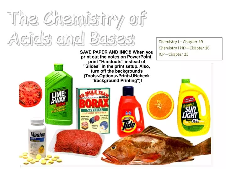 the chemistry of acids and bases