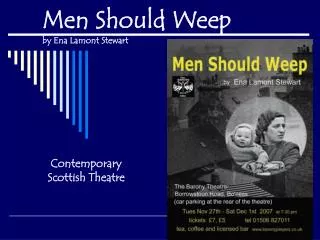 Men Should Weep by Ena Lamont Stewart