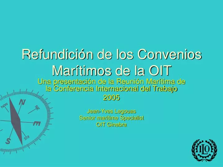 refundi ci n de los convenios mar timos de la oit